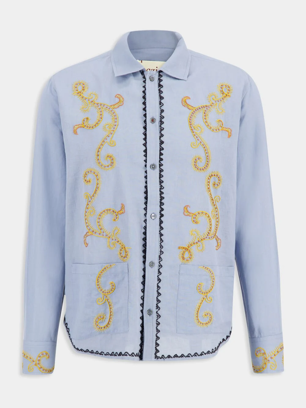 Lavender Blue Cotton Hemp Reverie Shirt