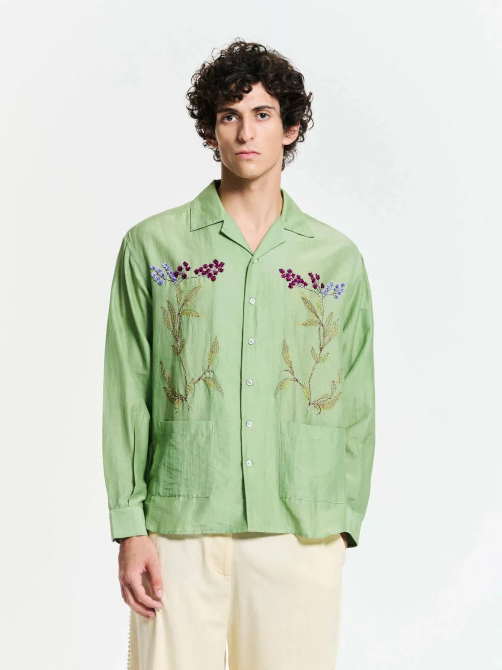 Light Green Ming Shirt - Image 5