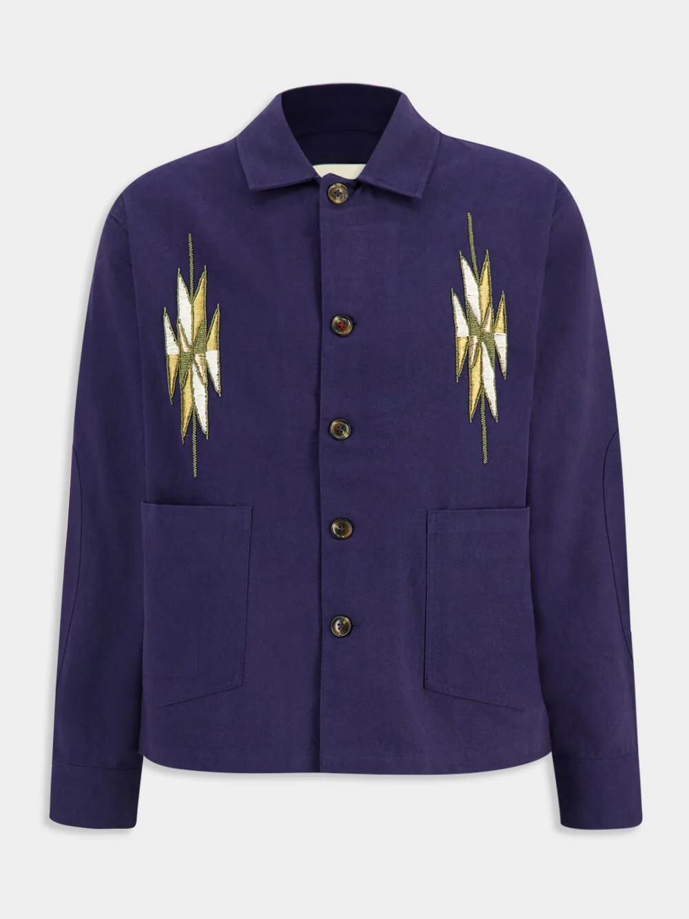 Navy Blue Pita Cotton Jacket