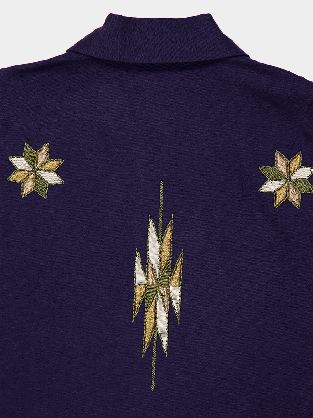 Navy Blue Pita Cotton Jacket - Image 4