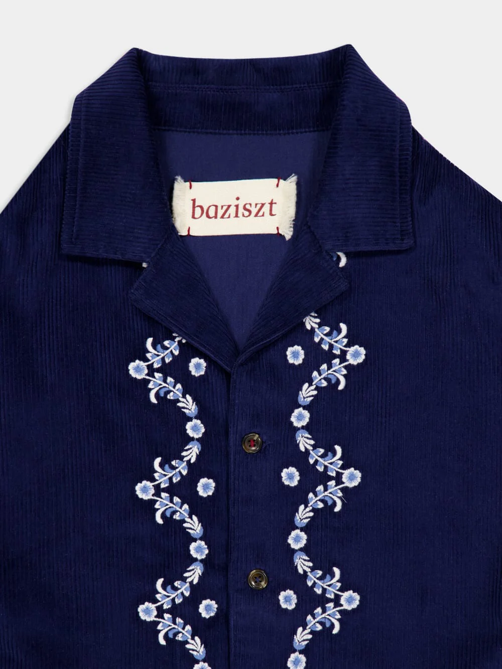 Navy Blue Ponic Corduroy Jacket - Image 4