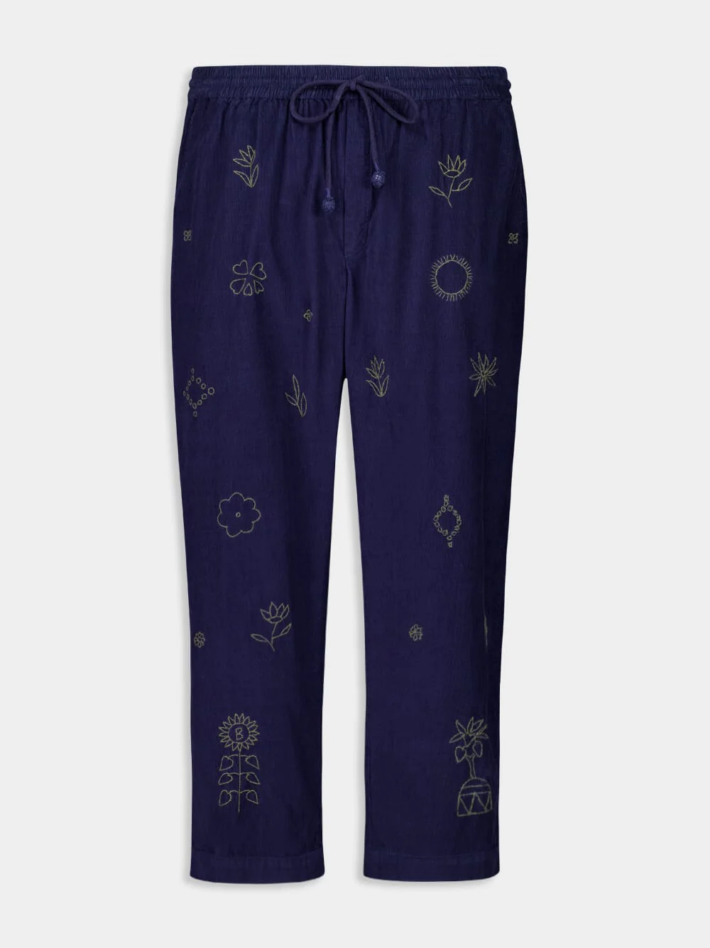 Navy Blue Serenade Corduroy Pants