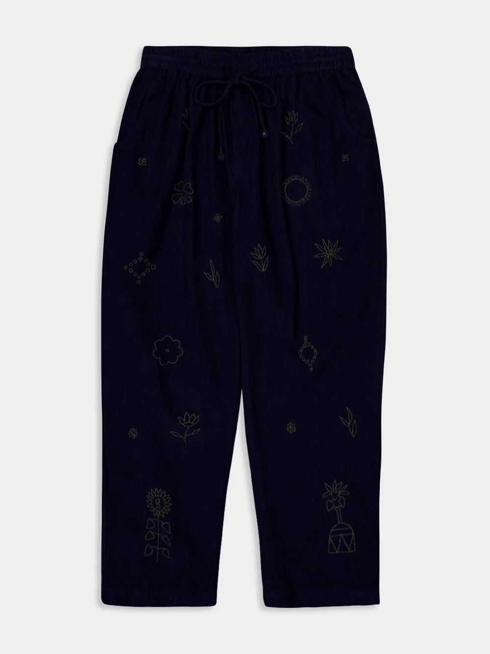 Navy Blue Serenade Corduroy Pants - Image 5