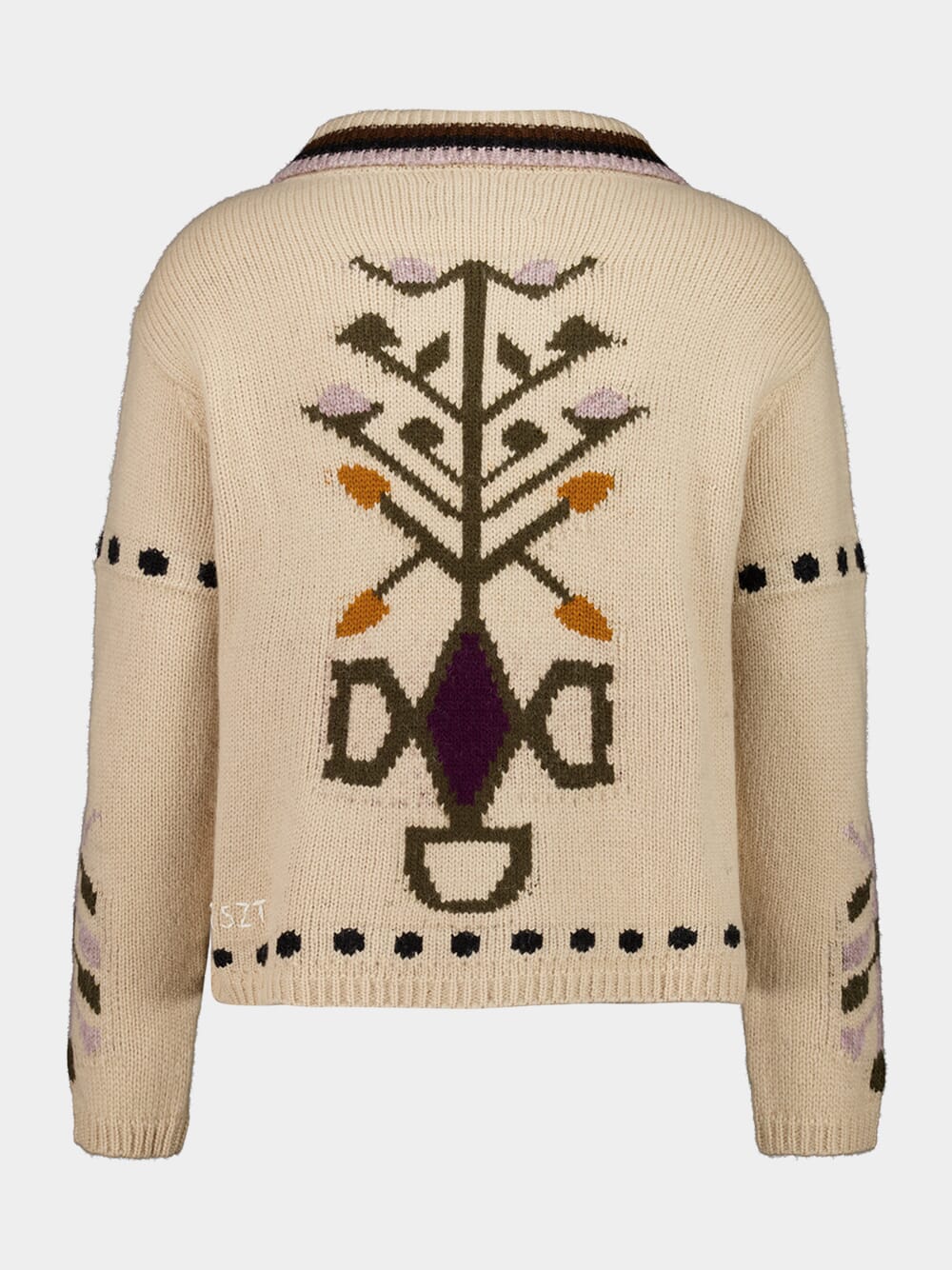 Off-White Garden Wool Cardigan - Image 3