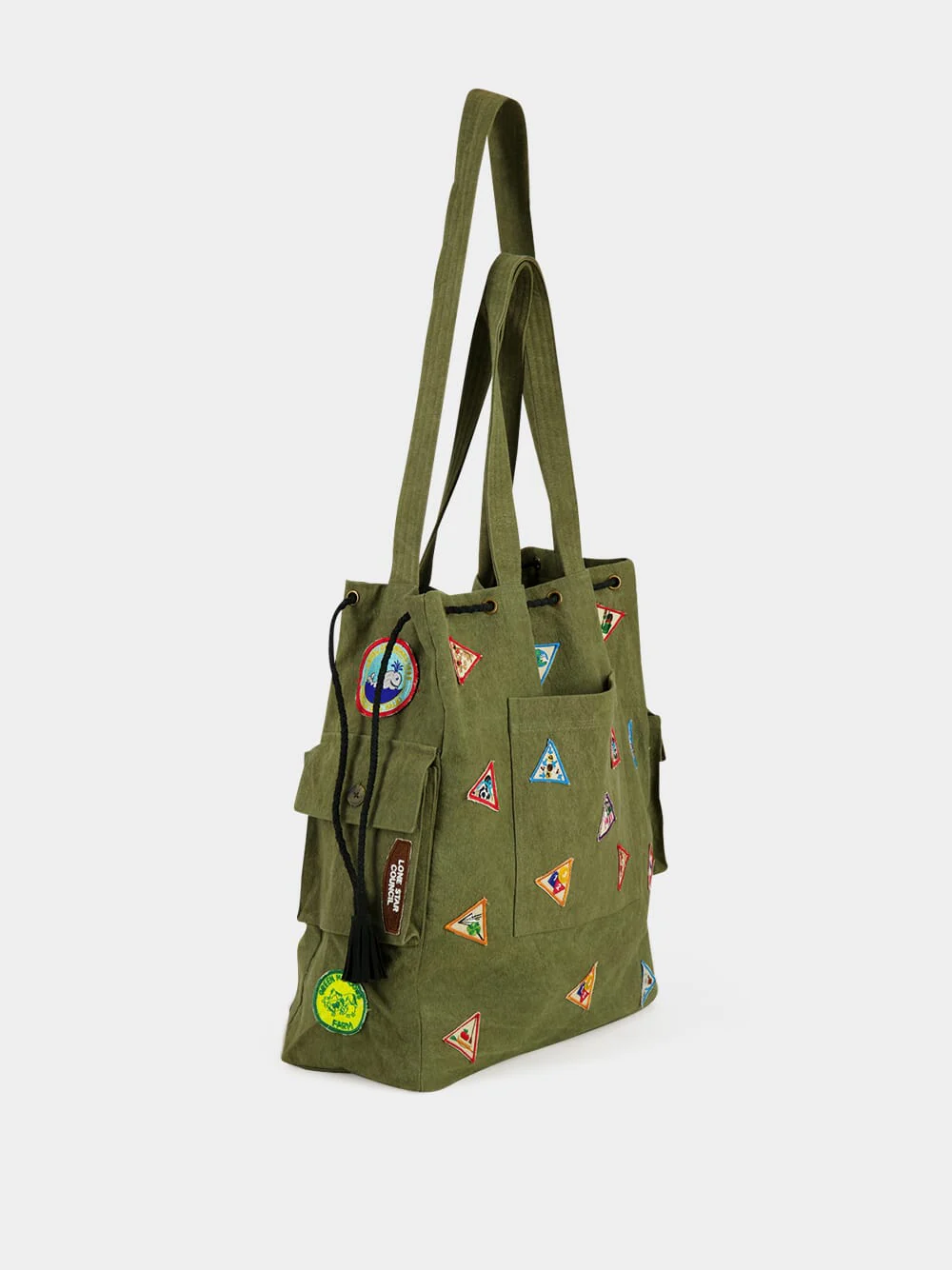 Scout Cotton Embroidered Tote Bag - Image 2