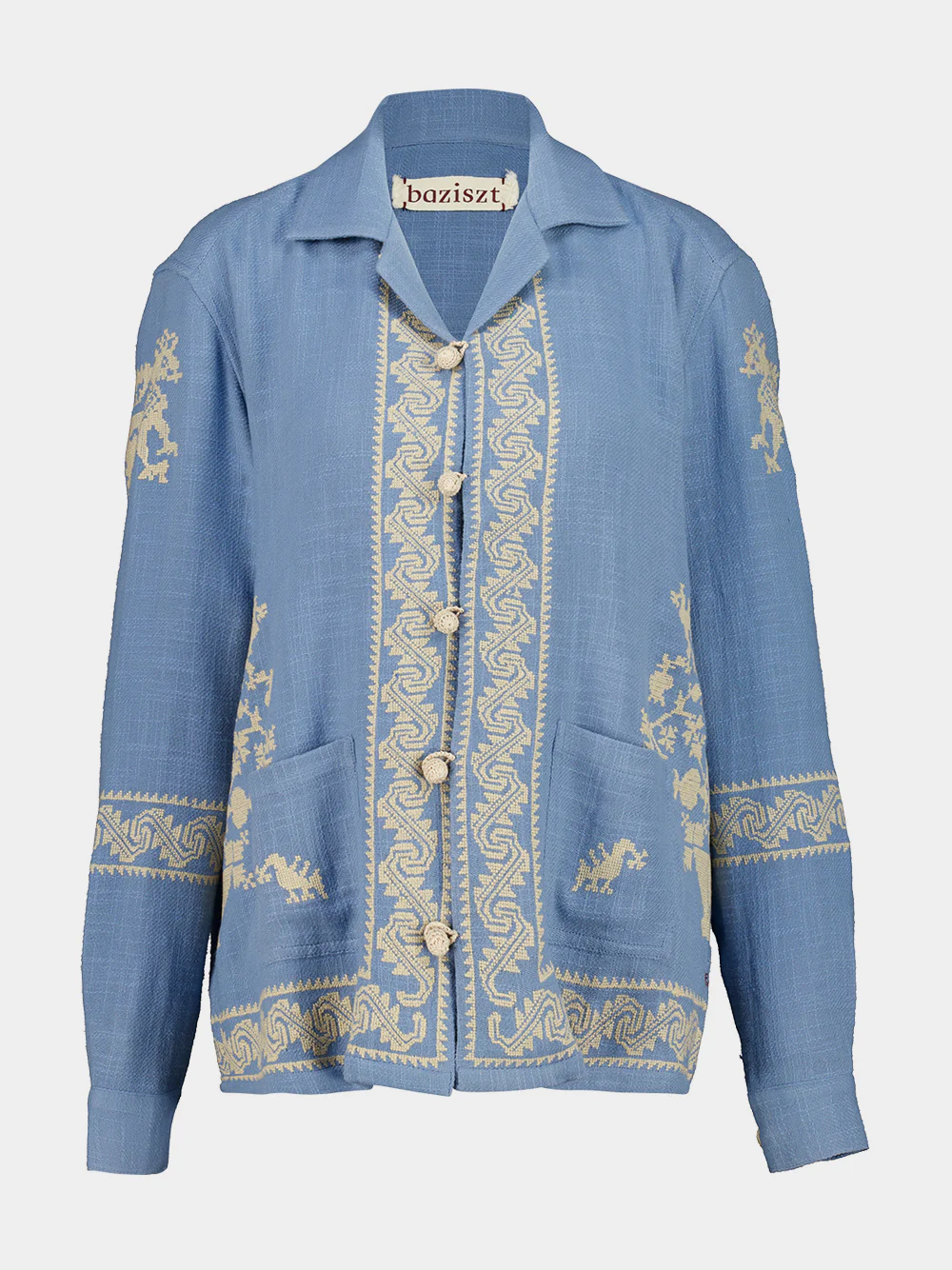 Light Blue Tulum Cotton Shirt