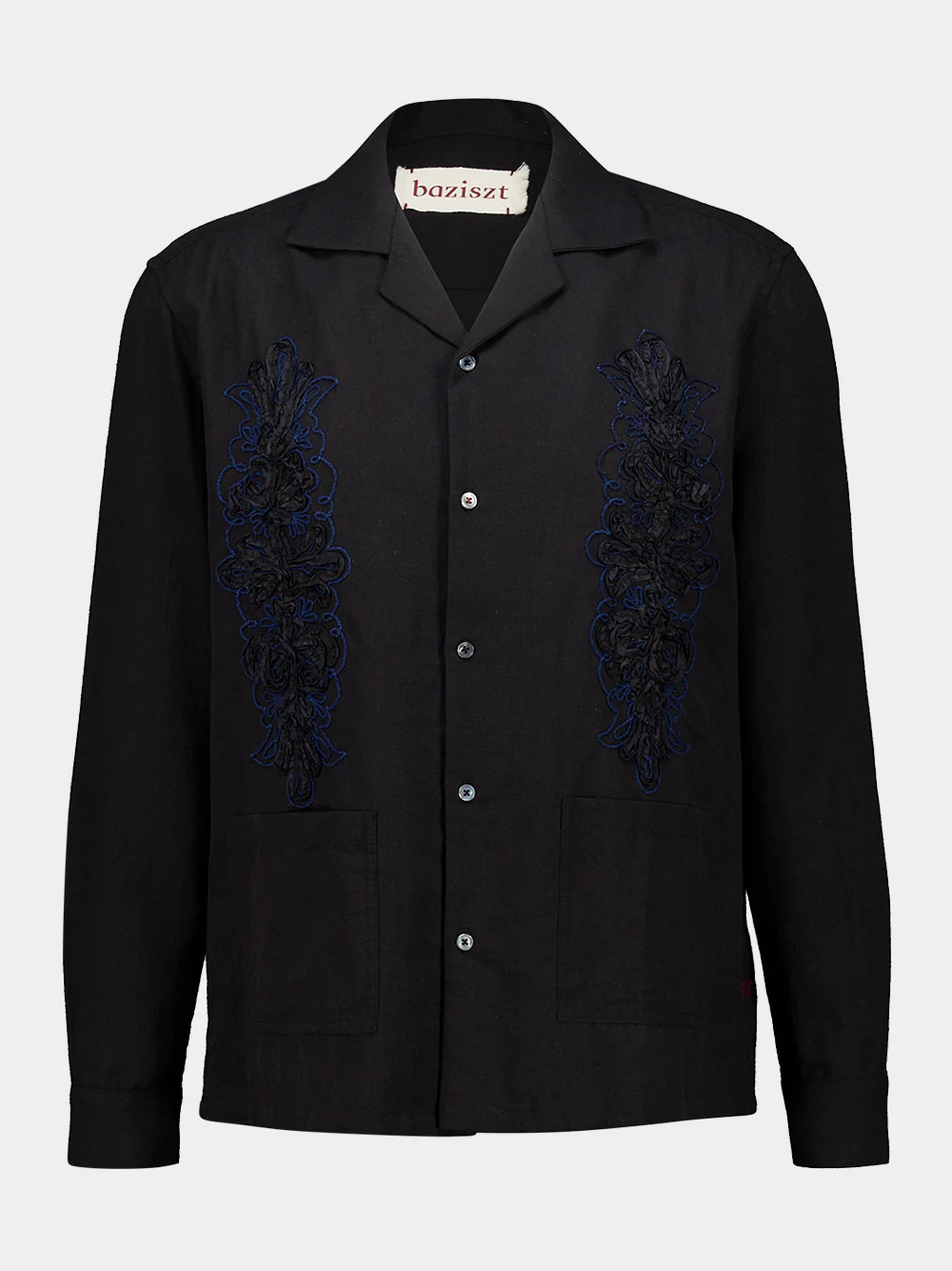 Black Embroidered Duke Shirt