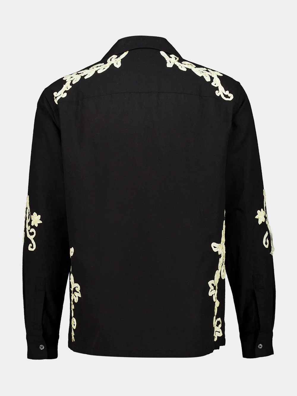 Black Taja Embroidered Shirt - Image 2