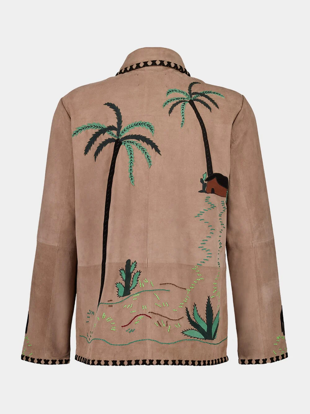 Taupe Fuga Suede Jacket - Image 2
