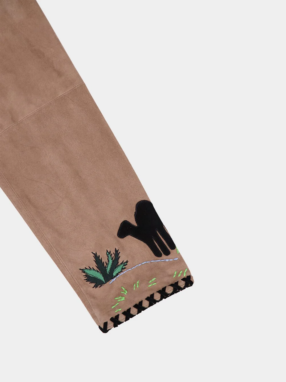 Taupe Fuga Suede Jacket - Image 5