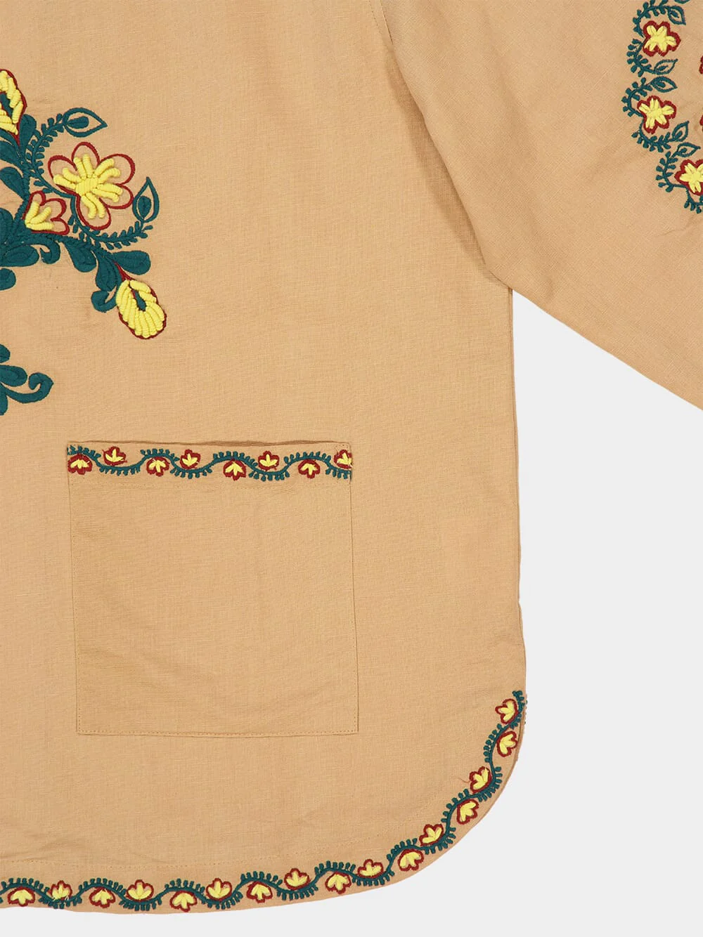 Taupe Nali Shirt - Image 4