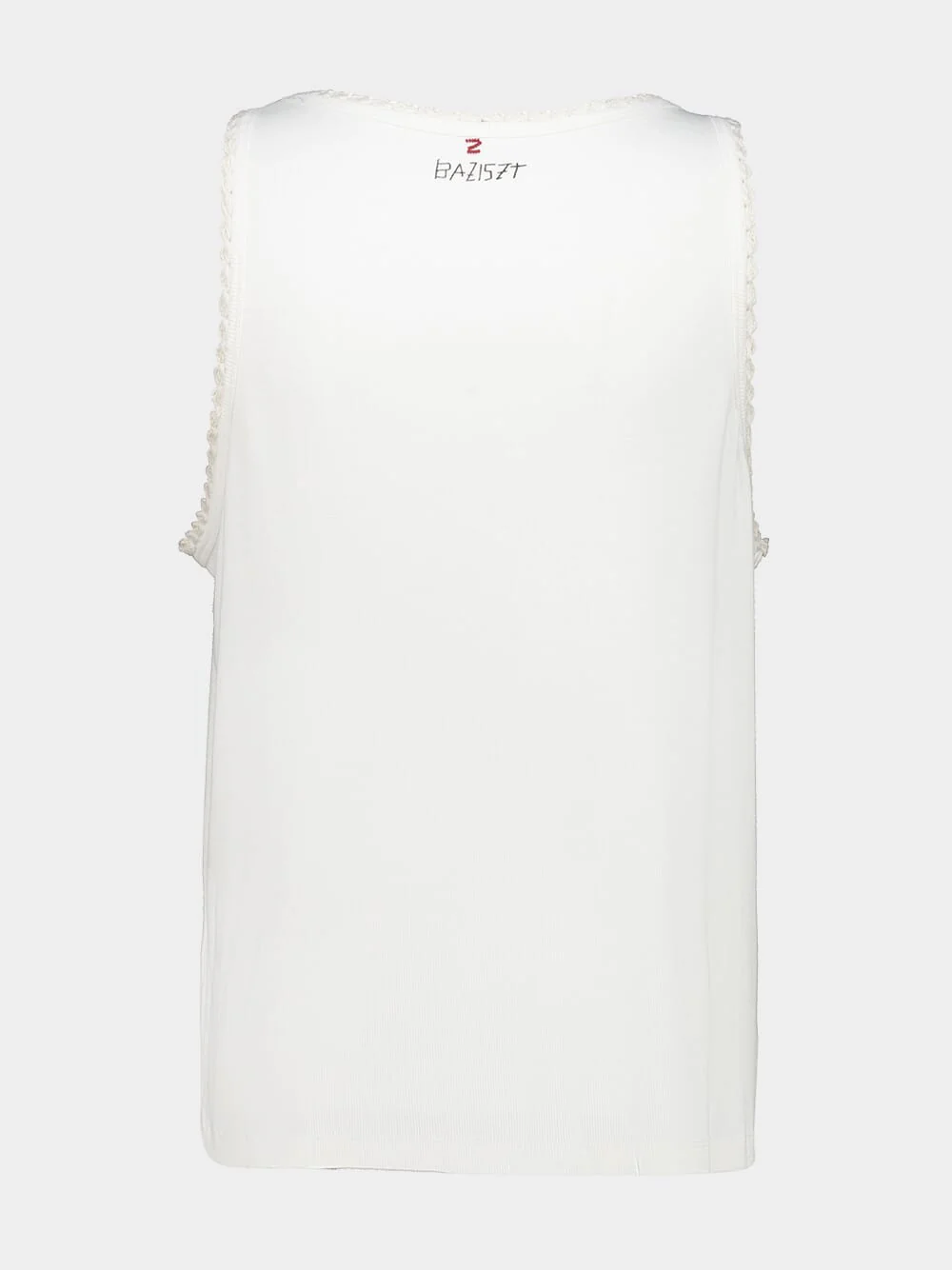 White Croquet Tank Top - Image 2
