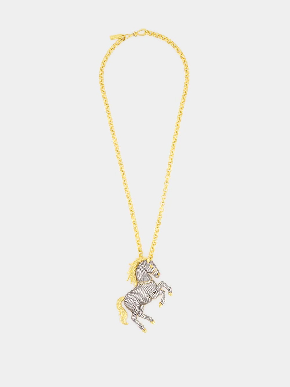 Crystal Ottoman Horse Necklace - Image 2