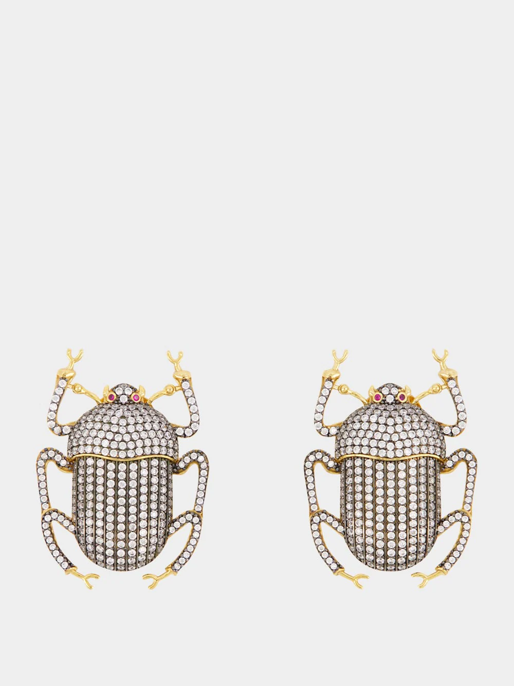 Crystal Pharaoh Clip-On Earrings