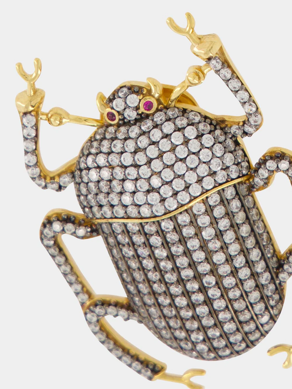 Crystal Pharaoh Clip-On Earrings - Image 3