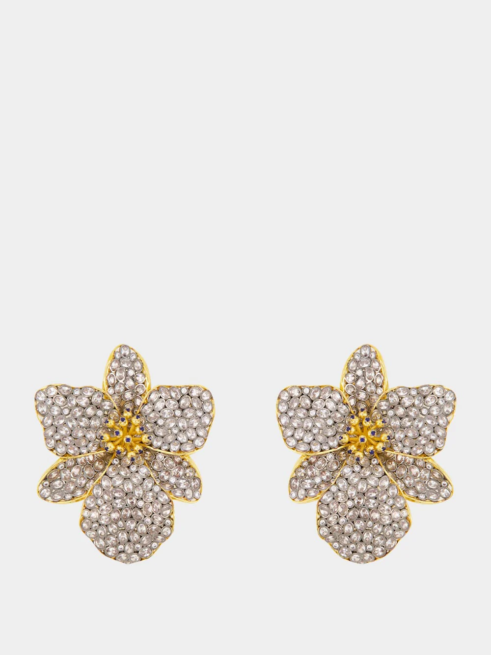 Crystal Wild Orchid Earrings