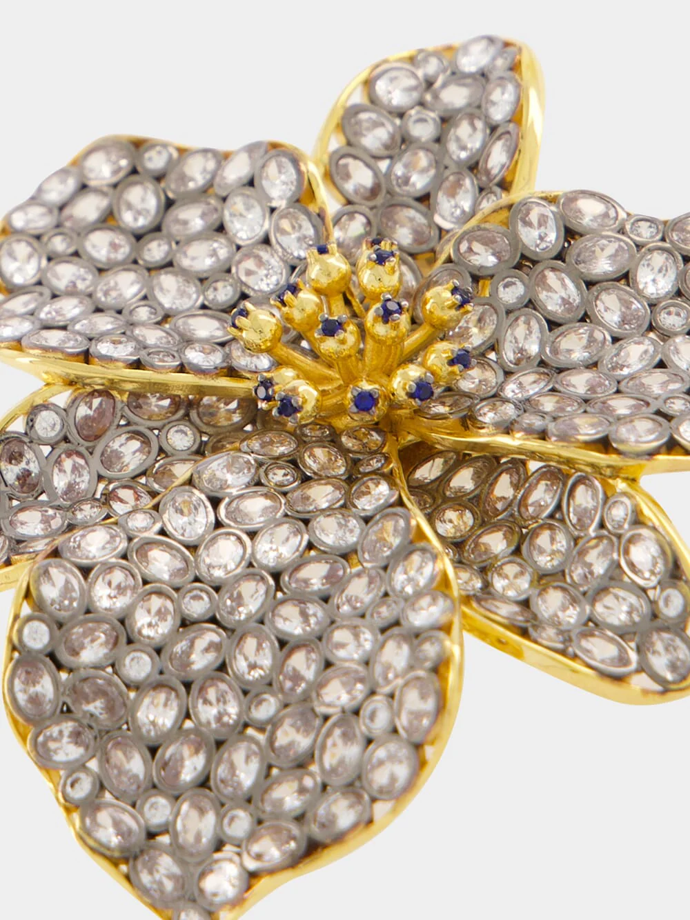 Crystal Wild Orchid Earrings - Image 3