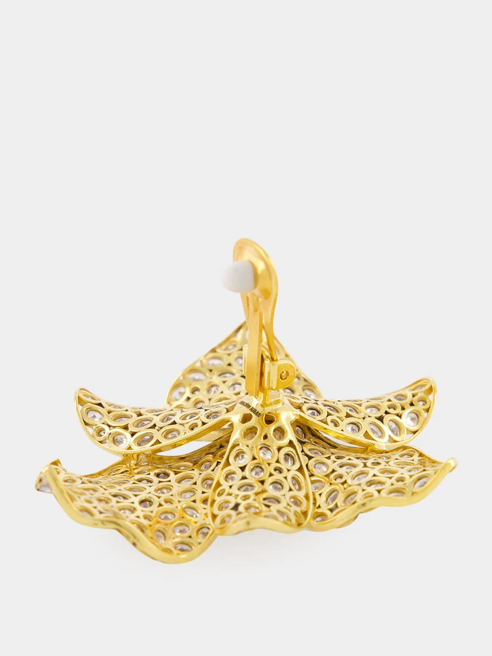Crystal Wild Orchid Earrings - Image 4