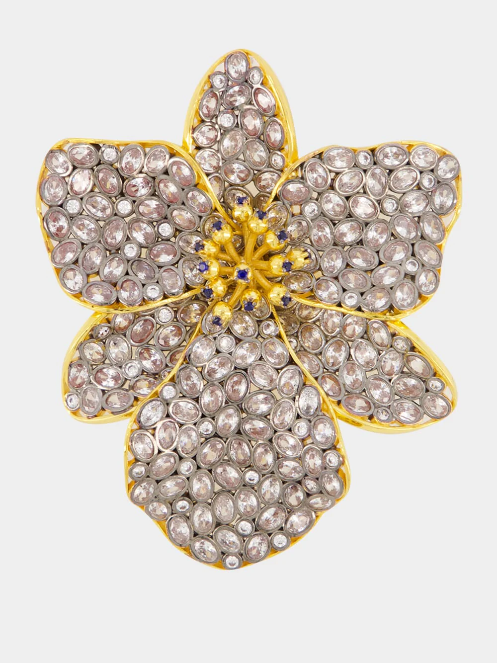 Crystal Wild Orchid Ring
