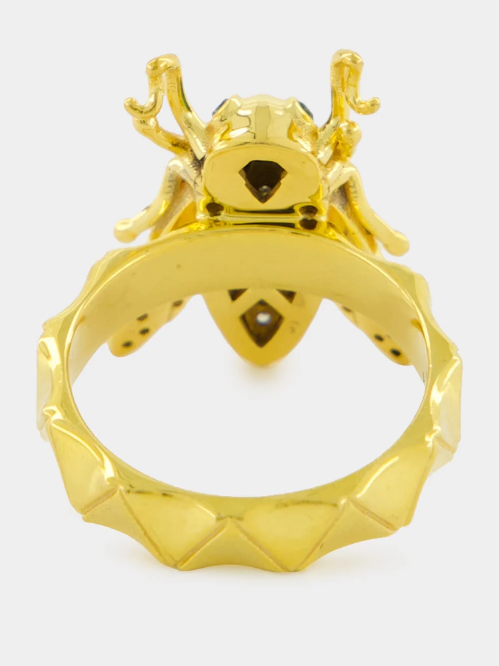 Gold-Plated Baby Bee Pinky Ring - Image 3