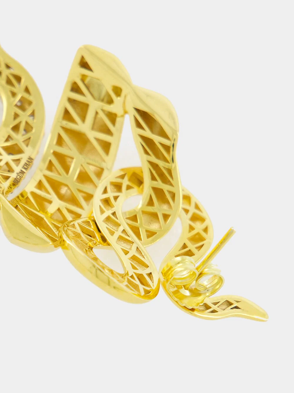 Gold-Plated Serpentino Left Ear Cuff - Image 3
