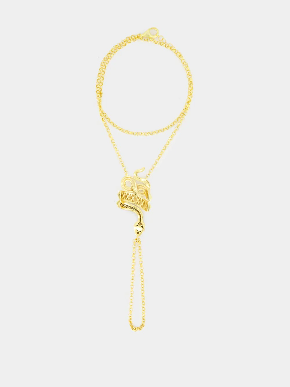 Gold-Plated Serpentino Left Hand Bracelet - Image 3