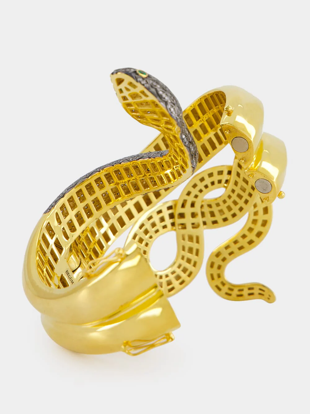 Gold-Plated Snake Bracelet - Image 3