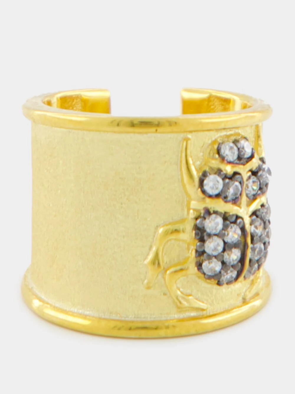 Gold Scarab Right Earcuff - Image 4