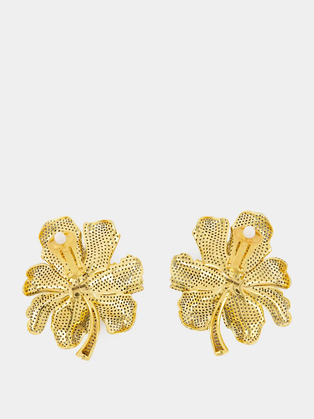 Light Blue and Navy Iris Maggiore Earrings - Image 2