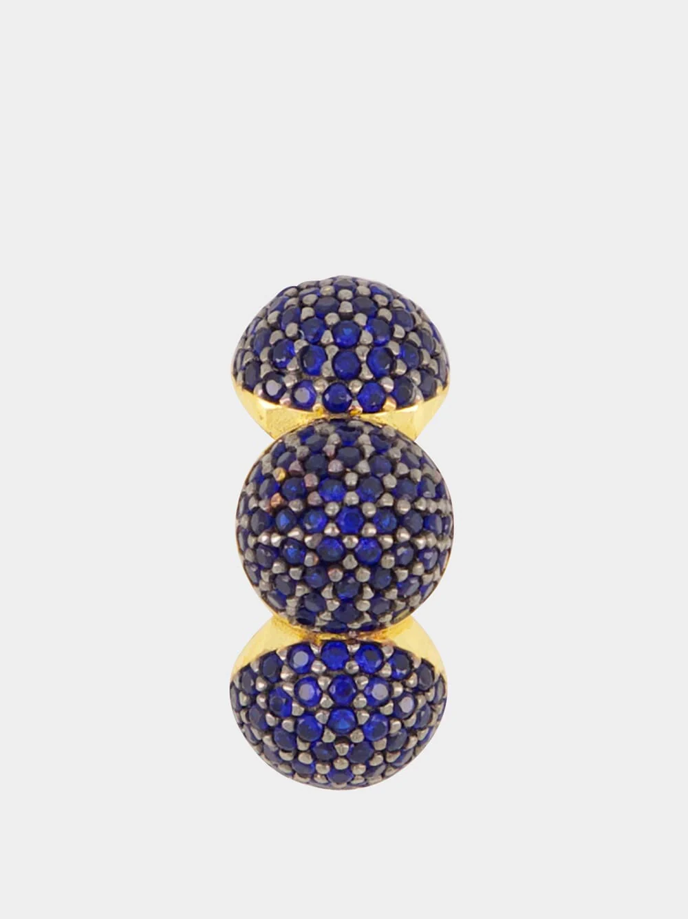 Navy Maharani Ear Cuff Gold-Plated - Image 2