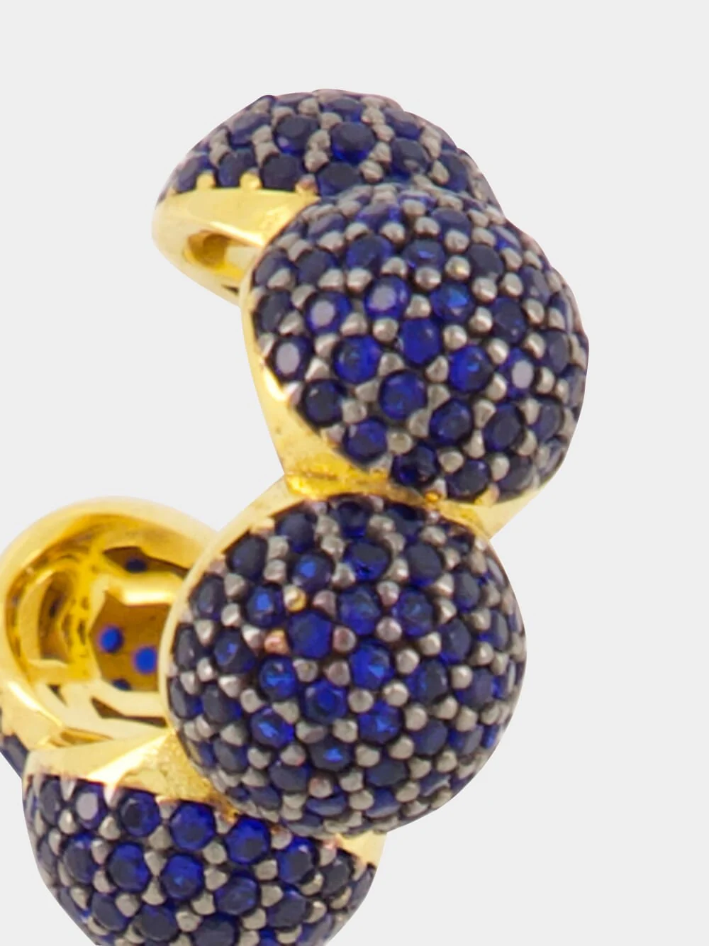 Navy Maharani Ear Cuff Gold-Plated - Image 3