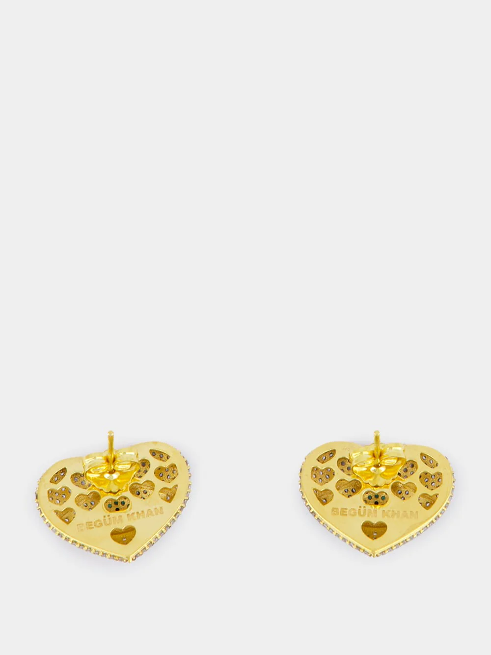 Occhio del Amore Earrings with Green Stones - Image 5