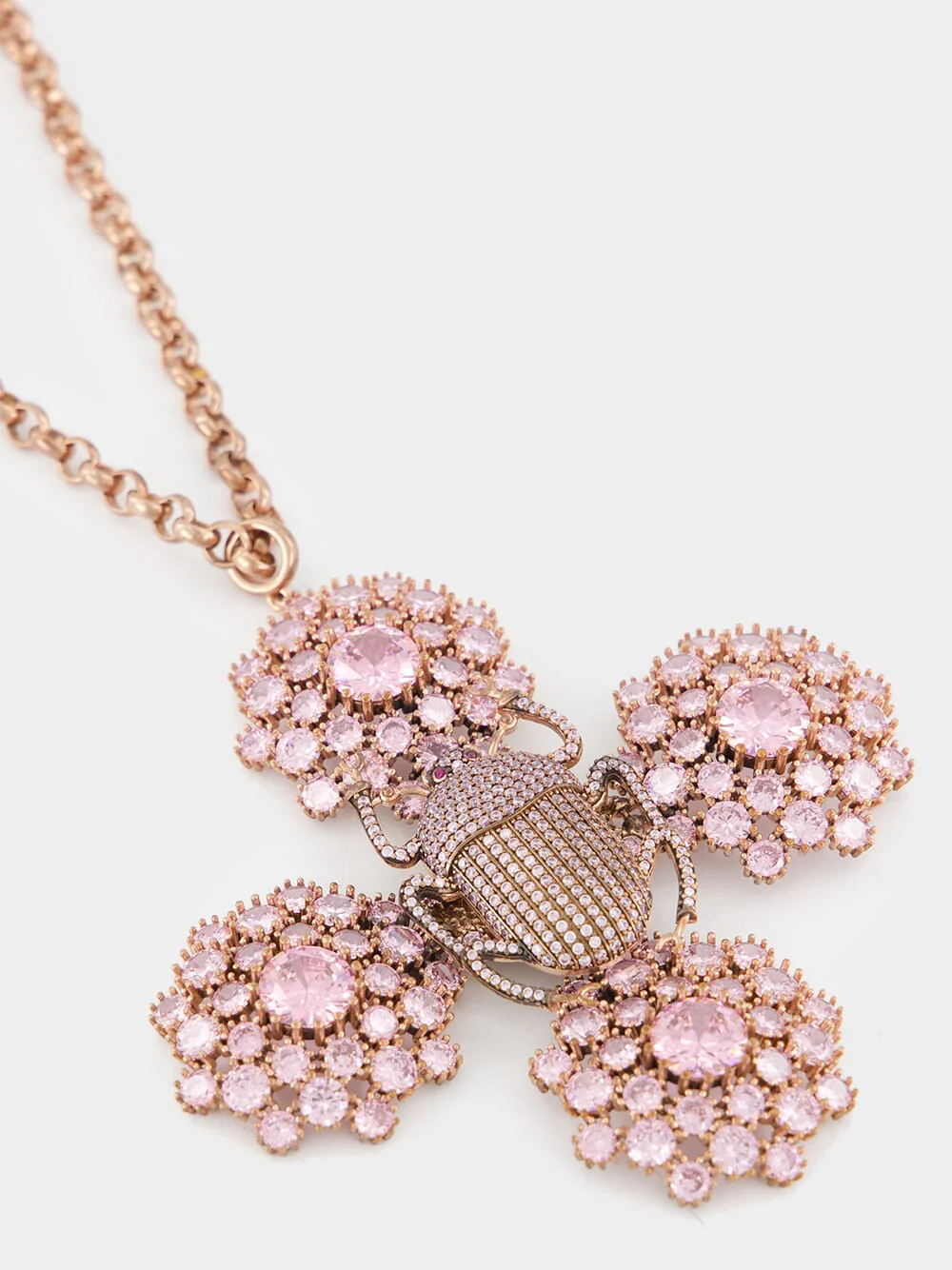 Pharaoh Cross Necklace in Rose Gold - Image 2