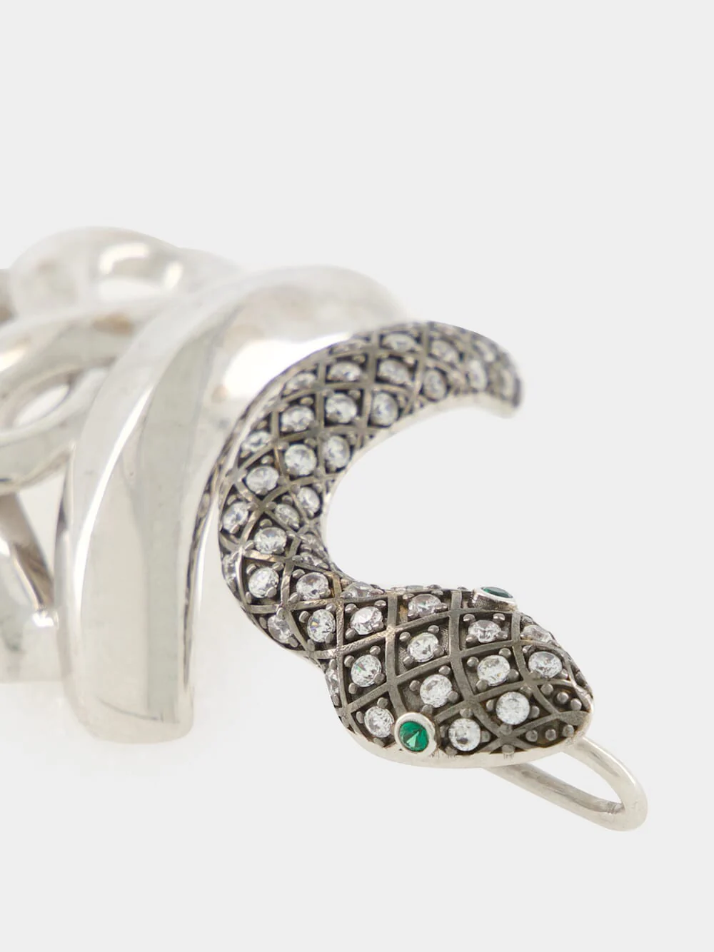 Platinum-Plated Serpentino Left Ear Cuff - Image 4
