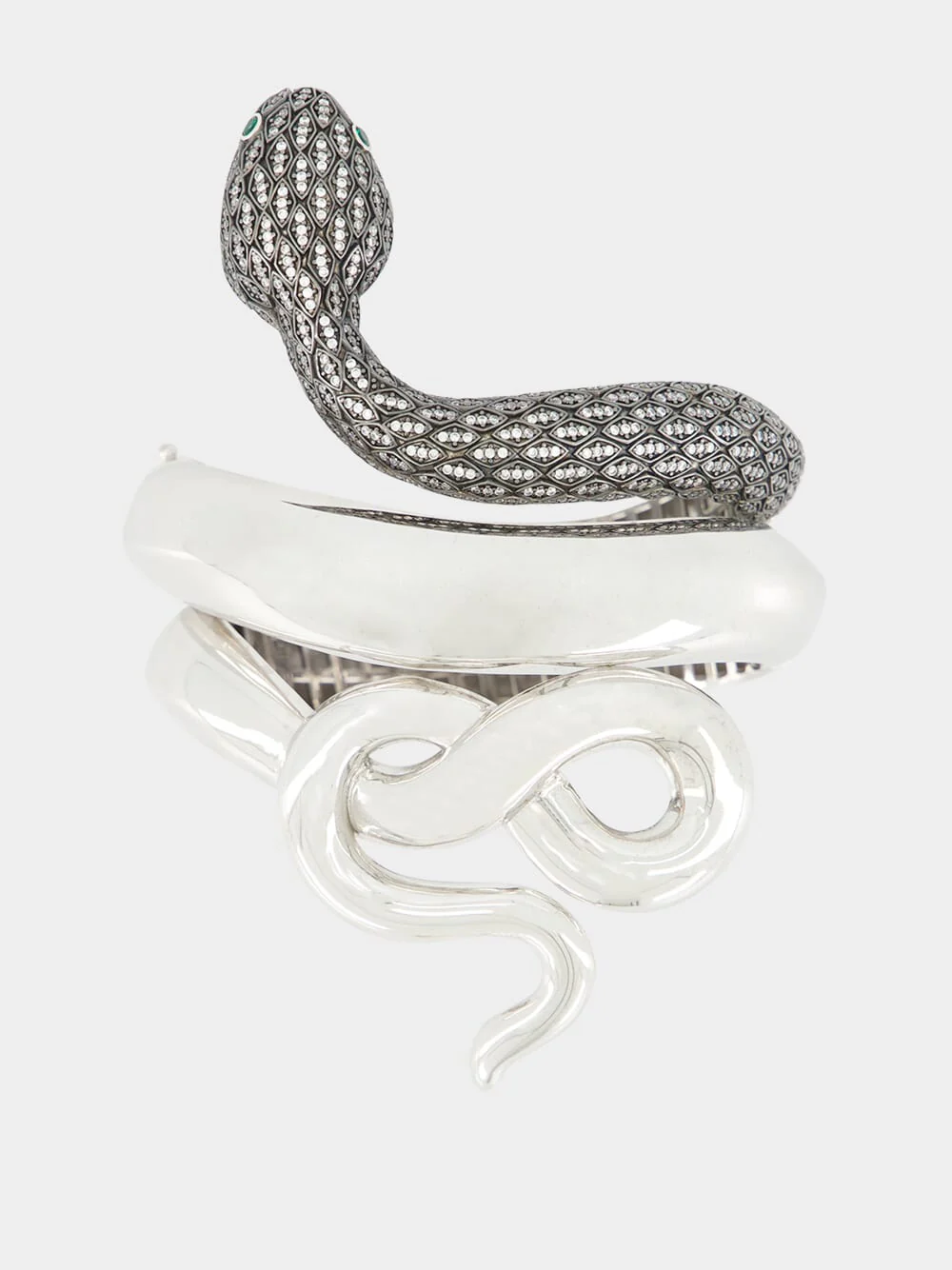 Platinum-Plated Snake Bracelet - Image 2