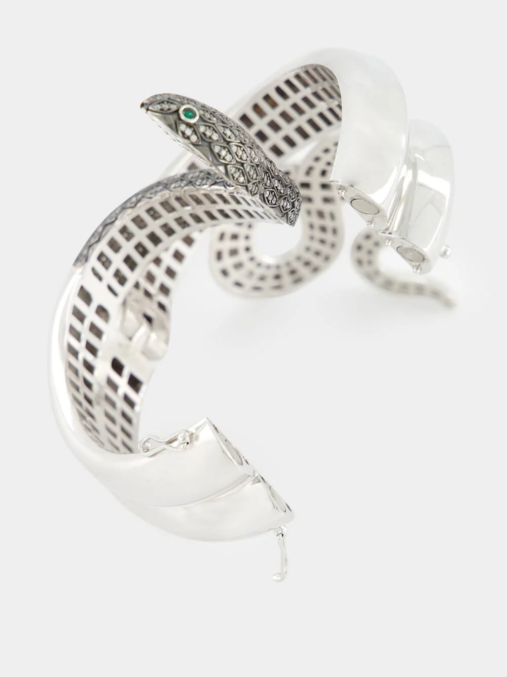 Platinum-Plated Snake Bracelet - Image 4