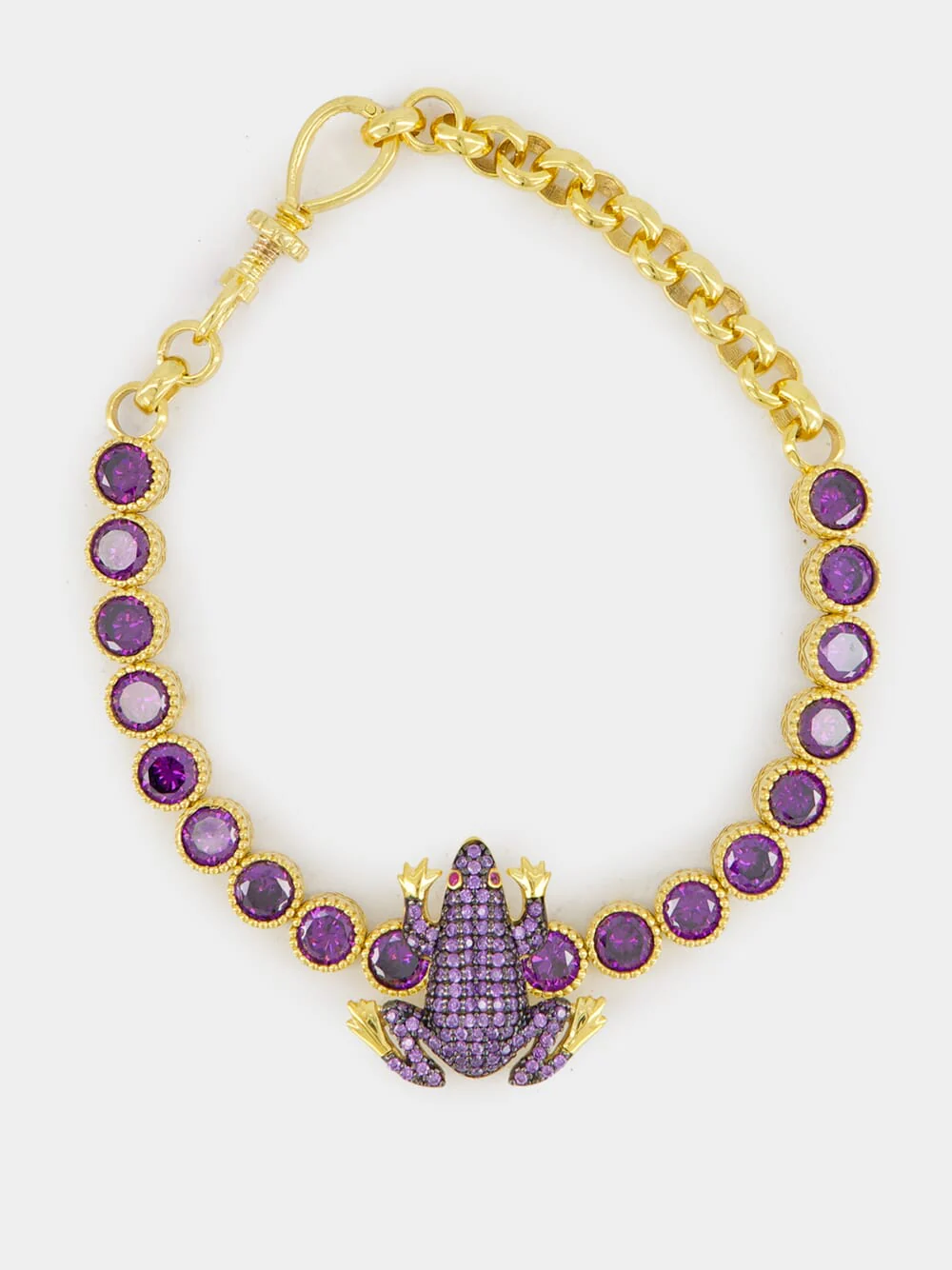 Purple Frog Tennis Bracelet - Image 4