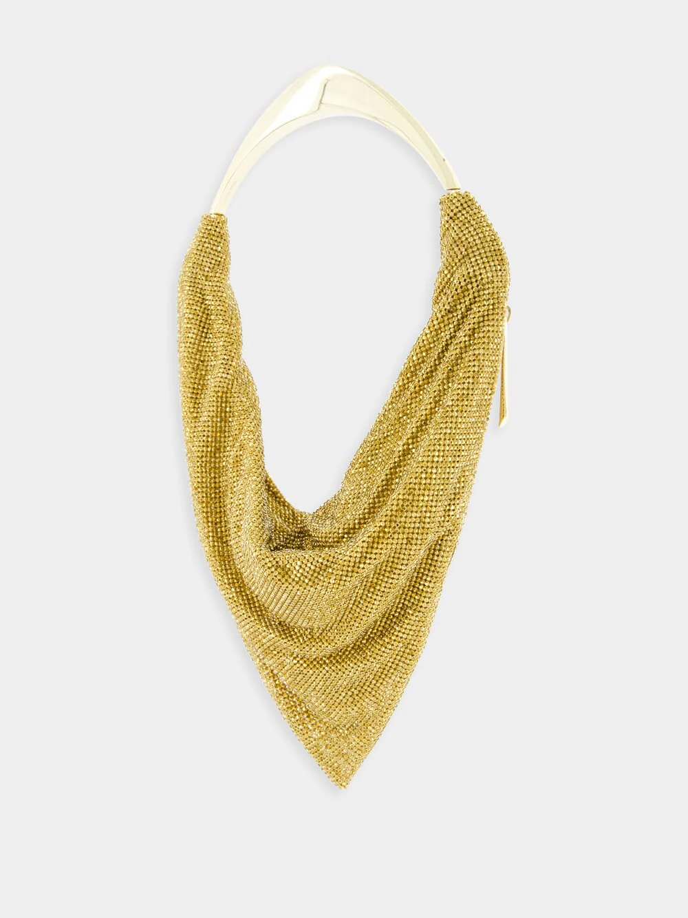 Ursolina Gold Crystal Mesh Bag - Image 4