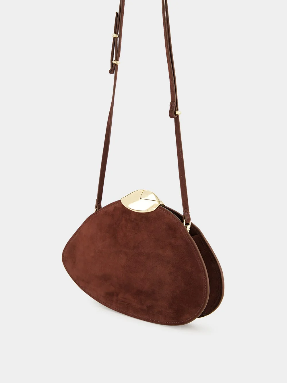 Belle de Jour Nabuk Bag in Mulled Wine - Image 5