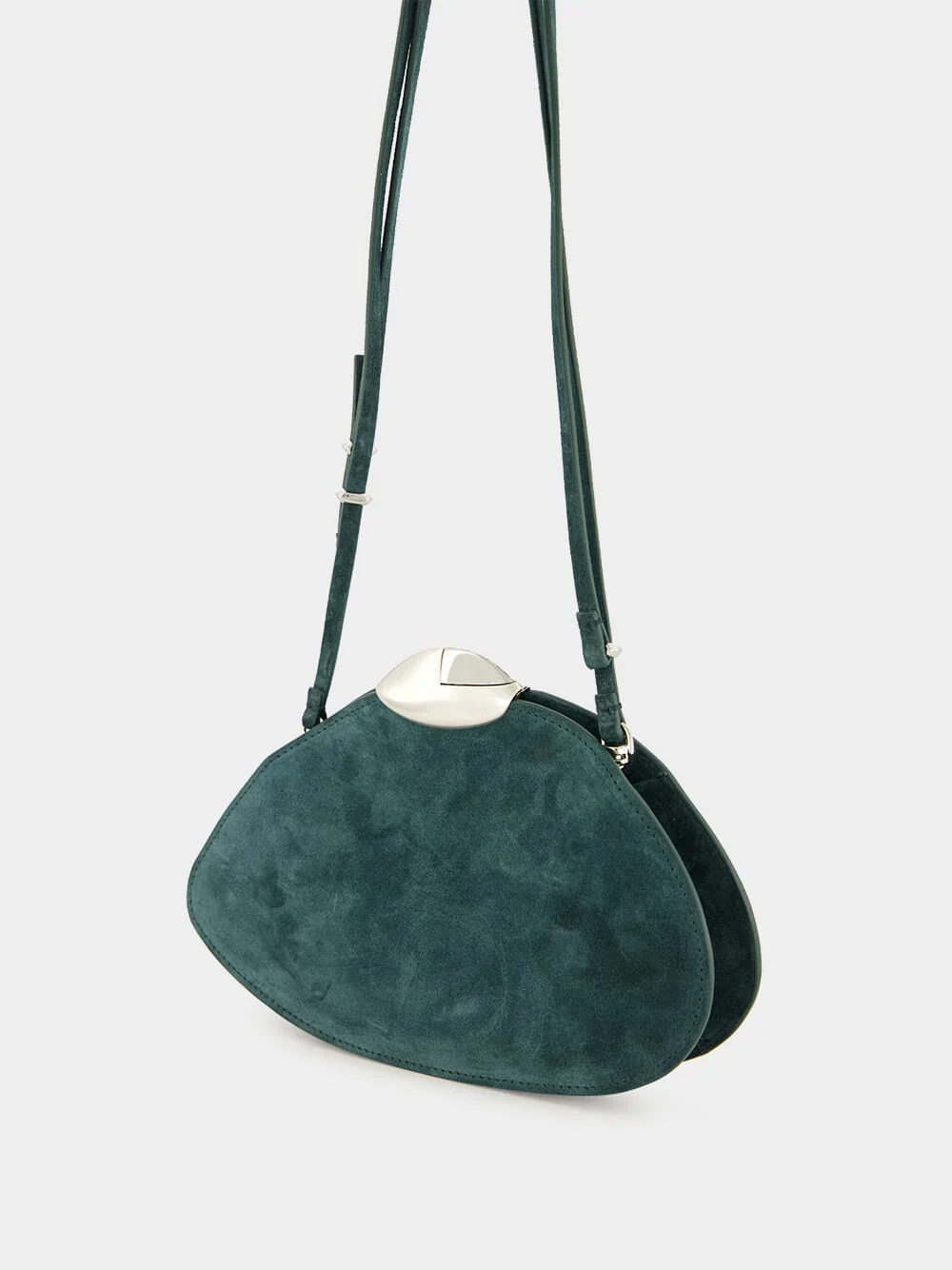 Belle de Jour Suede Bag in Mountain View - Image 5