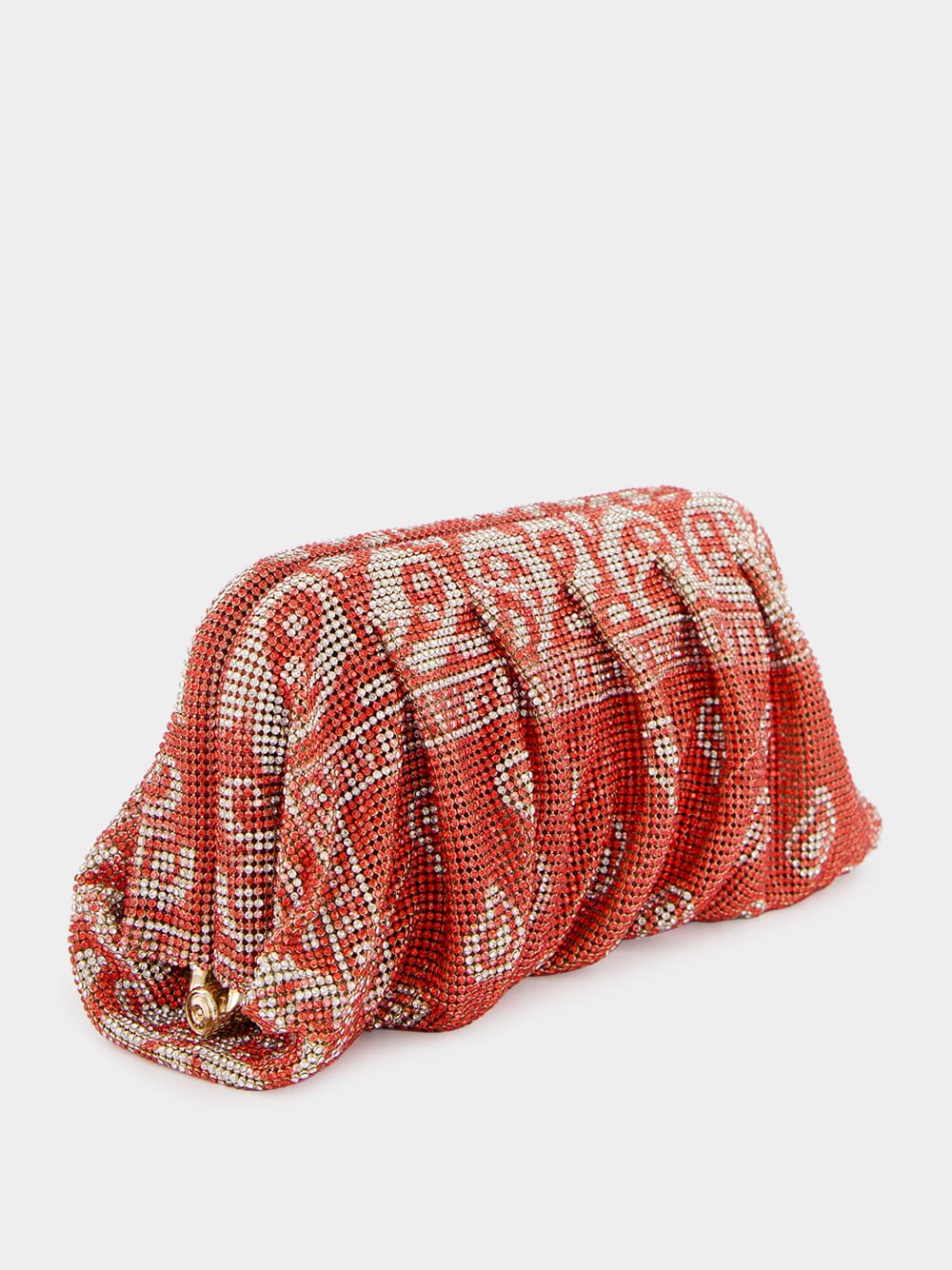 Coral Bandana Venus La Grande Clutch - Image 3