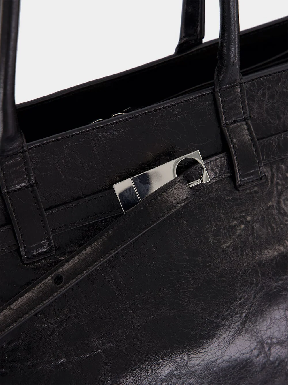 Nightly Black Mame Weekend Bag - Image 6