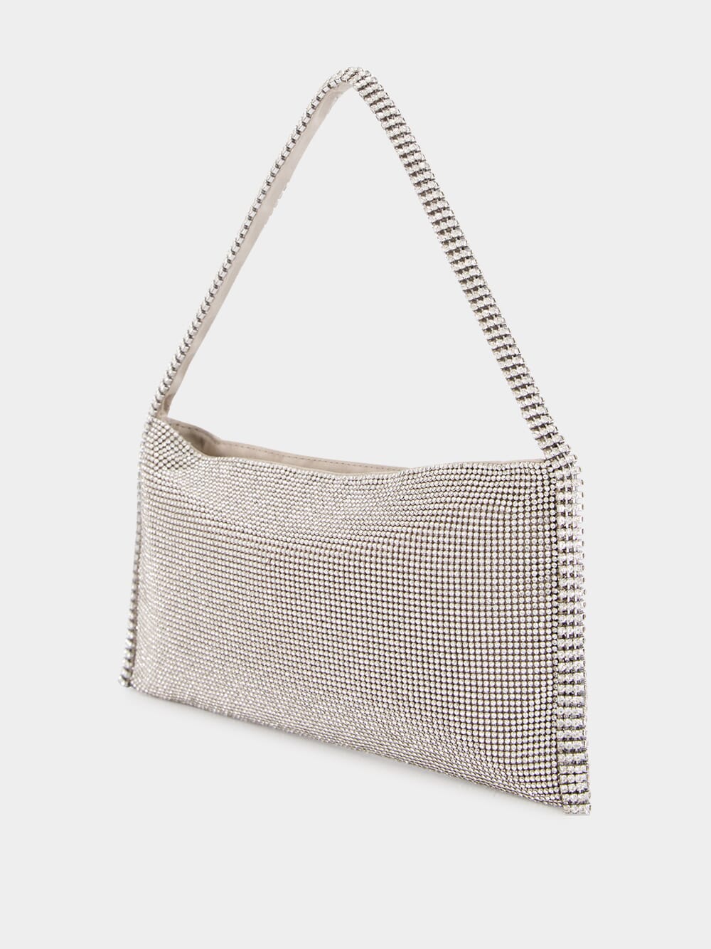 Your Best Friend La Grande Shoulder Bag Crystal on Silver - Image 4