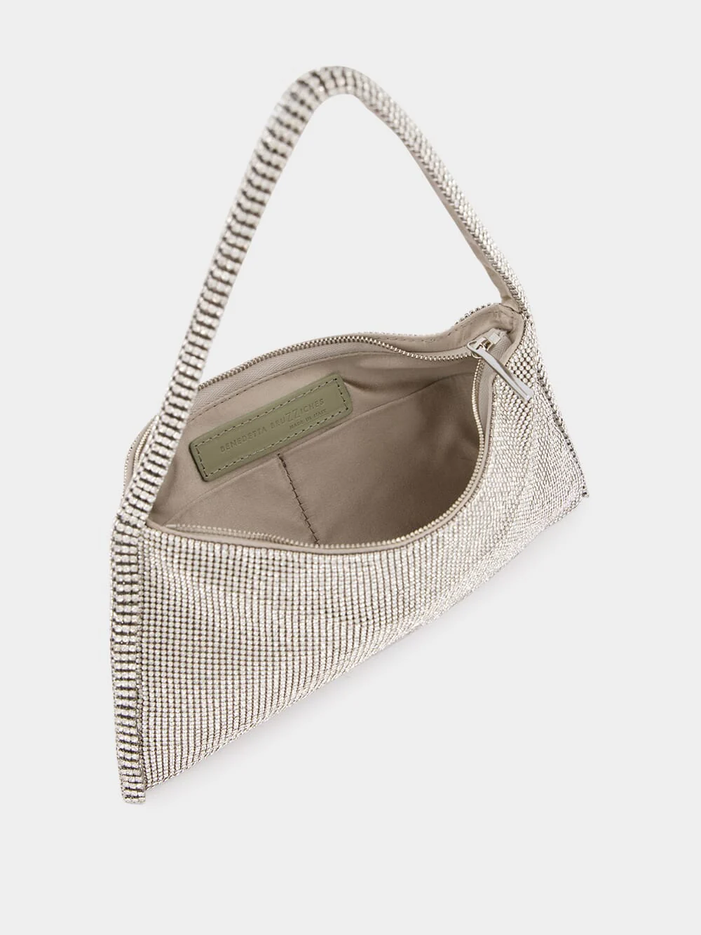 Your Best Friend La Grande Shoulder Bag Crystal on Silver - Image 5