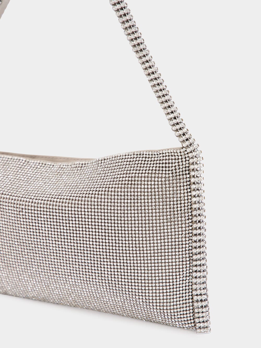 Your Best Friend La Grande Shoulder Bag Crystal on Silver - Image 6
