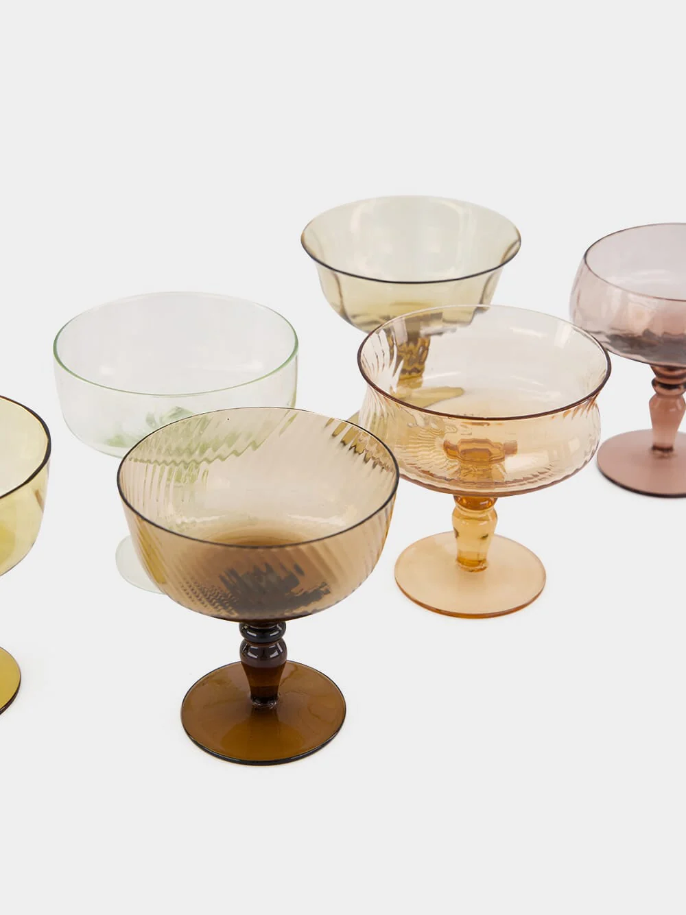 Amber and Rose Champagne Bowls Set of 6 - Image 2