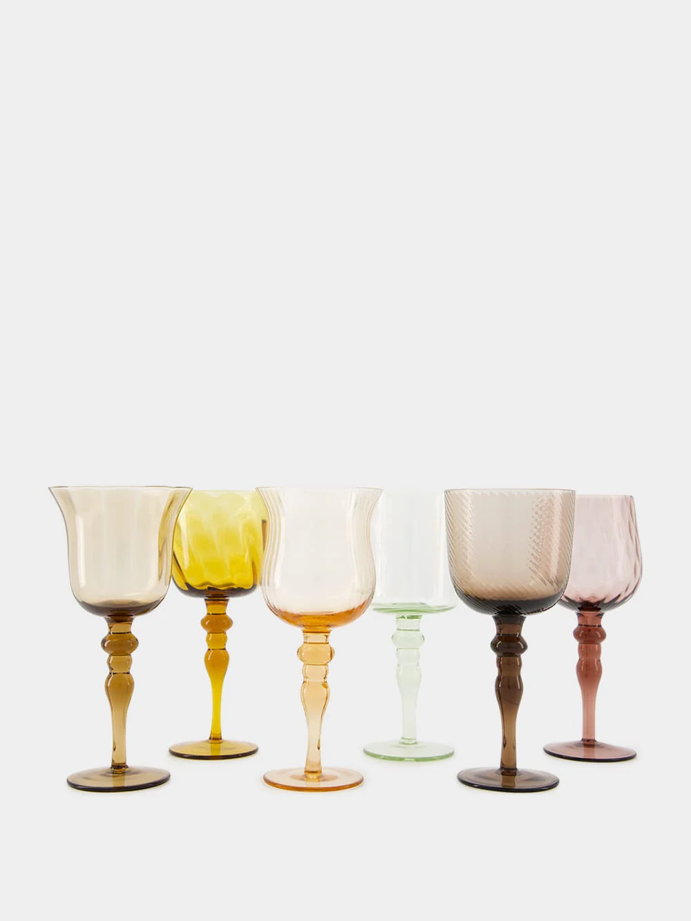 Set of 6 Diseguale Goblets