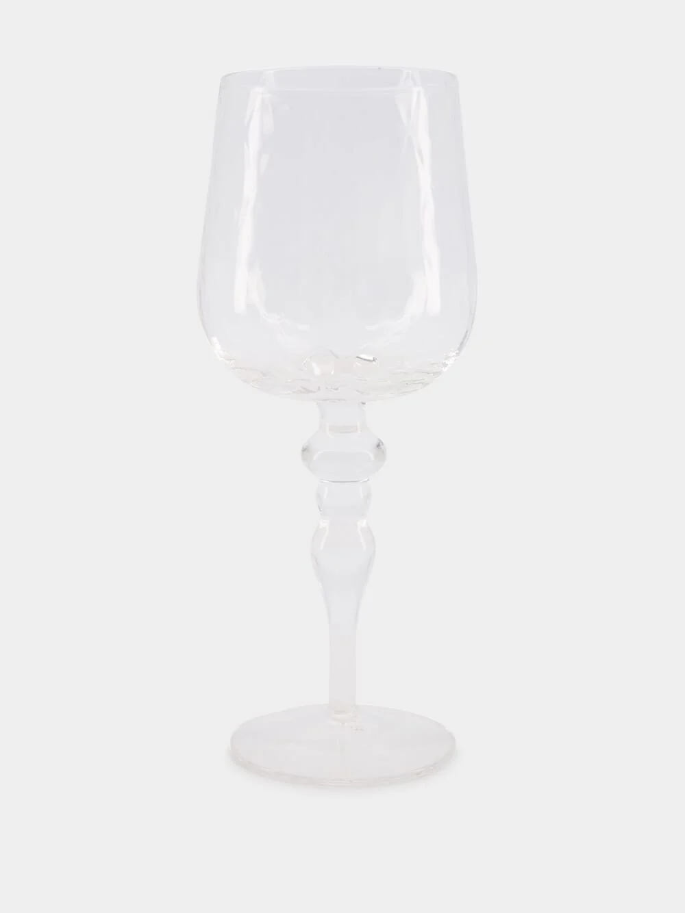 Set of 6 Textured Glass Goblet - Image 3