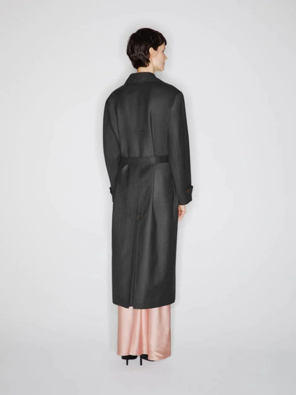 Astoria Grey Basoto Wool Trench Coat - Image 3