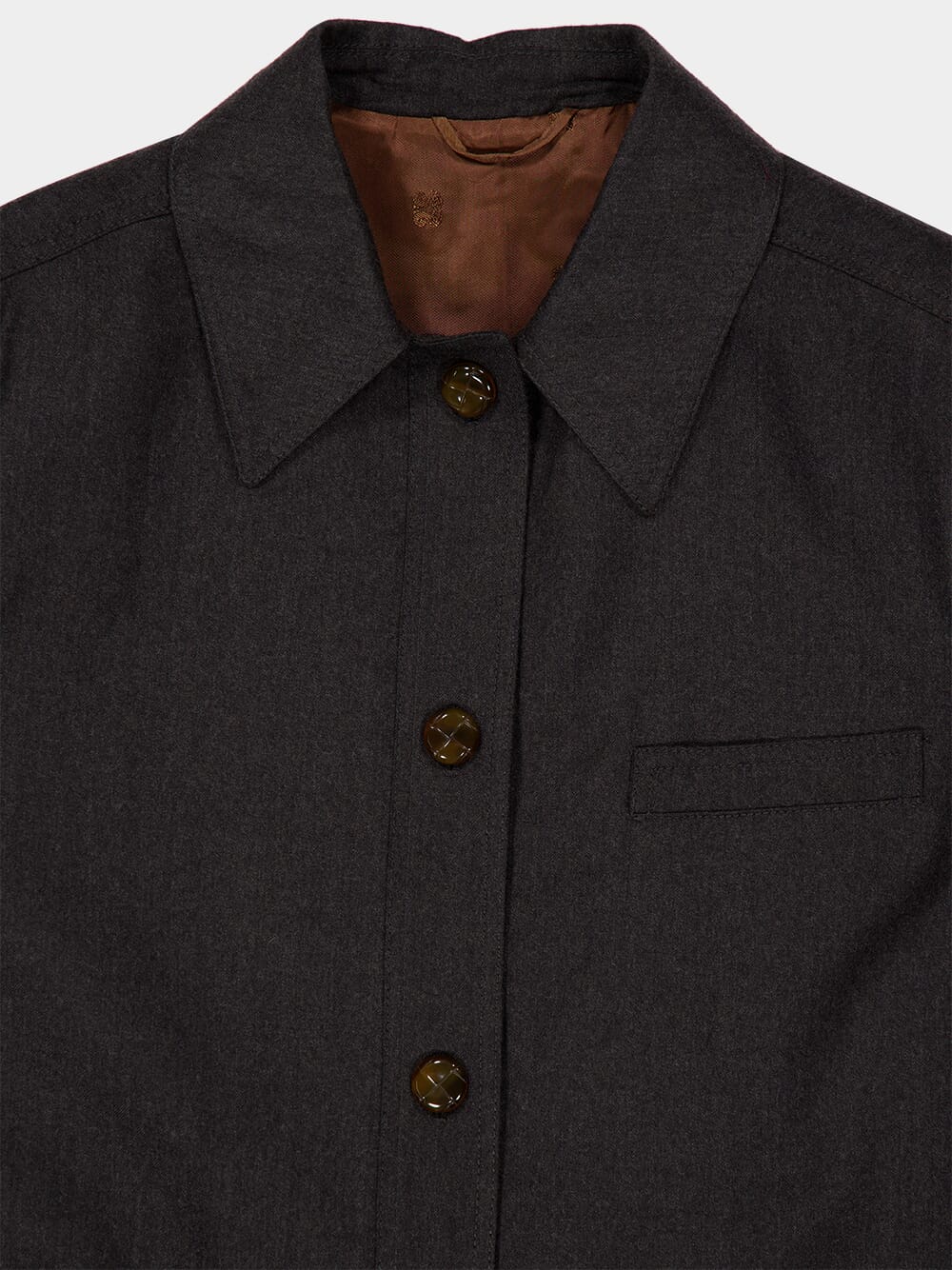 Astoria Grey Basoto Wool Trench Coat - Image 5